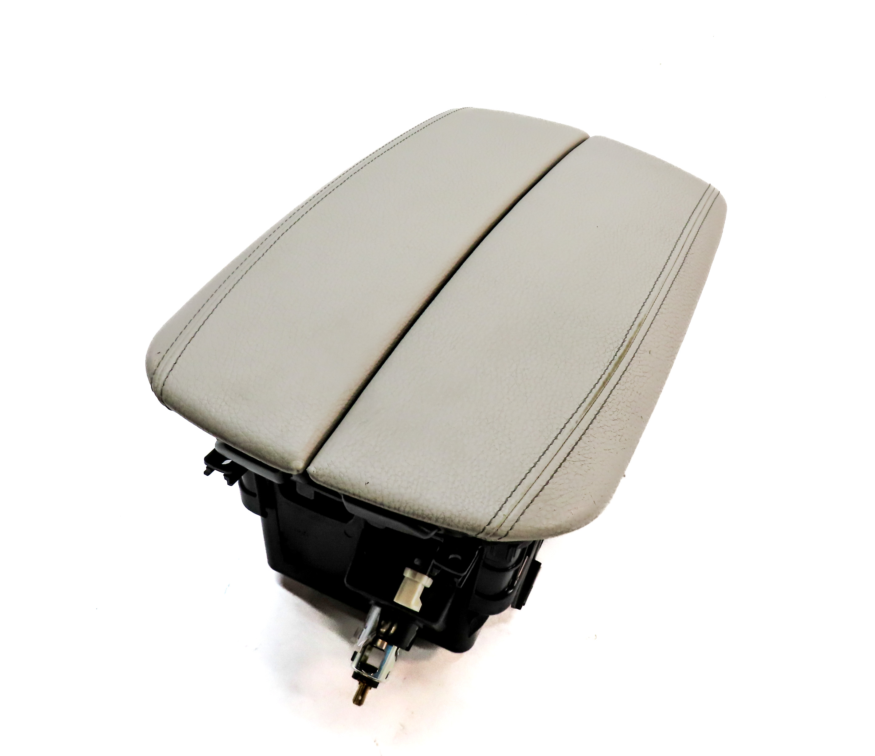 14-18 BMW X5 X6 F15 X16 FRONT CENTER CONSOLE ARMREST STORAGE (Ivory White) — exact item pictured
